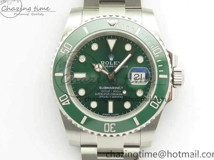 0331 Submariner 116610LV Green Ceramic 904L Nail Marker 1:1 Best Edition on SS Bracelet A Modern 3259